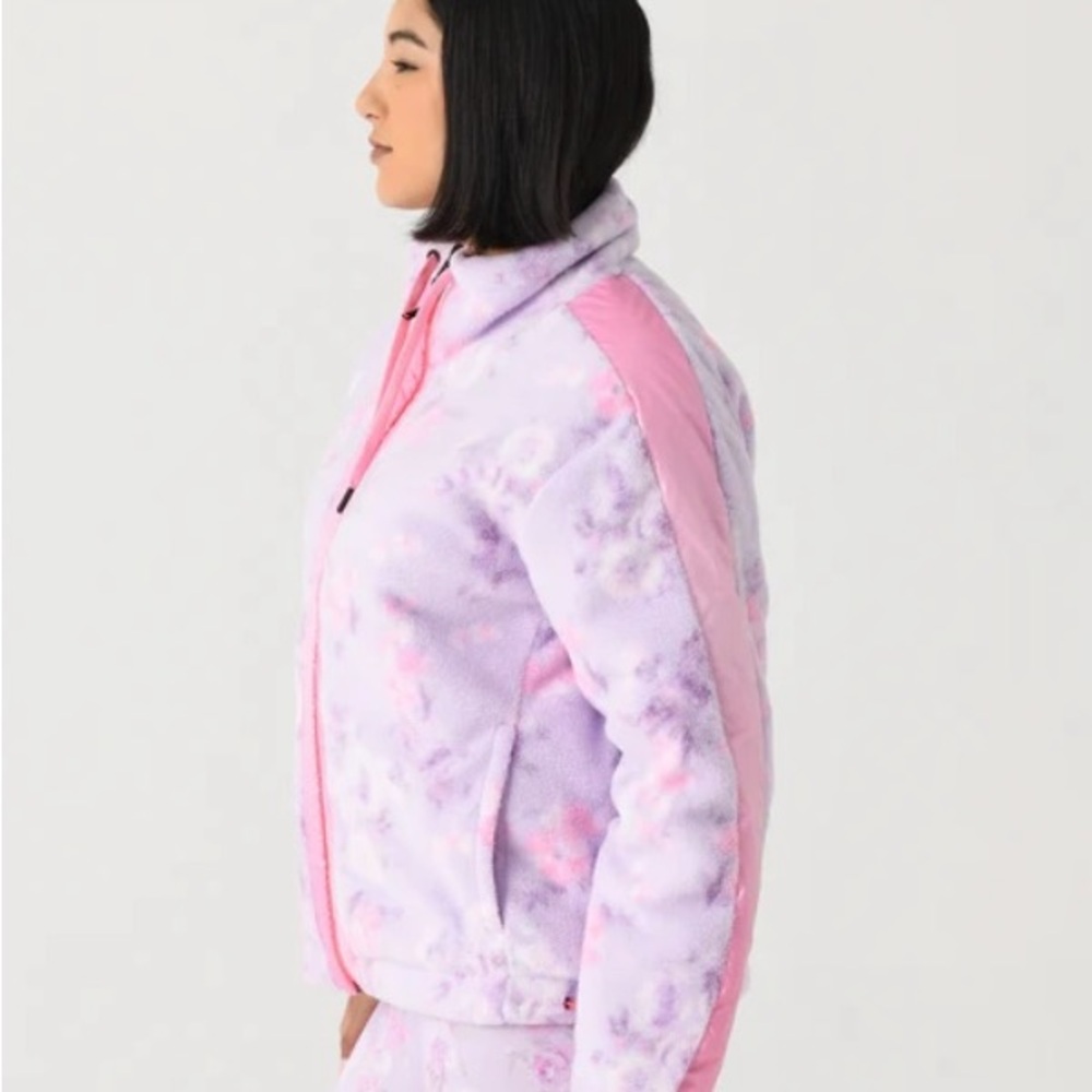 NWT Bogner X LoveShackFancy Ninetta 2 Midlayer Jacket hibiscus- S - Picture 3 of 7